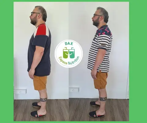 Cliché de profil d’un membre, avant puis après son passage au club